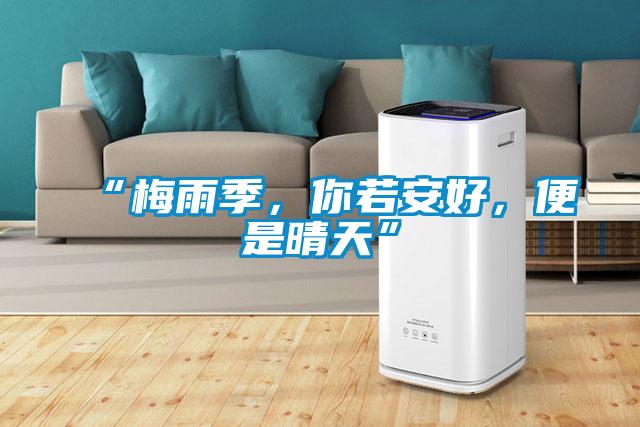 “梅雨季，你若安好，便是晴天”