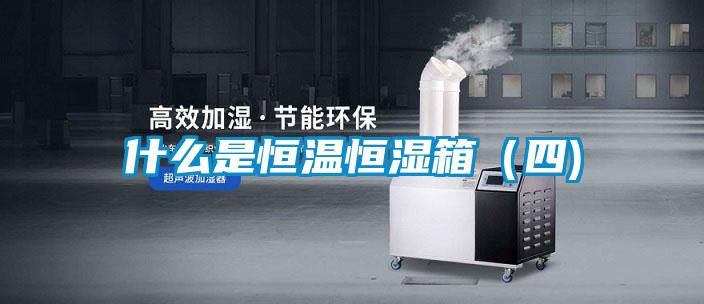什么是恒溫恒濕箱(四)