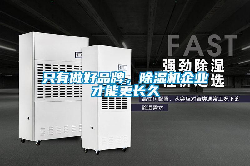 只有做好品牌，除濕機(jī)企業(yè)才能更長久