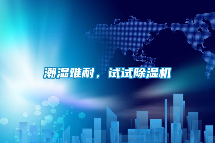 潮濕難耐，試試除濕機(jī)