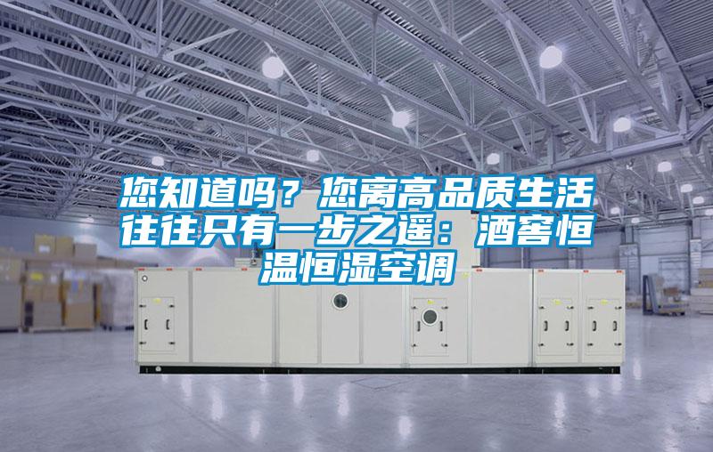 您知道嗎？您離高品質(zhì)生活往往只有一步之遙：酒窖恒溫恒濕空調(diào)
