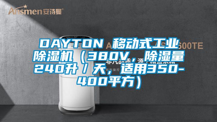 DAYTON 移動式工業(yè)除濕機(jī)（380V，除濕量240升／天，適用350-400平方）