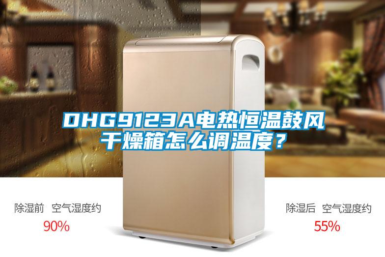 DHG9123A電熱恒溫鼓風(fēng)干燥箱怎么調(diào)溫度？
