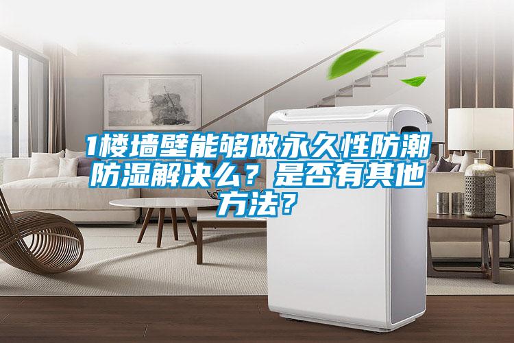 1樓墻壁能夠做永久性防潮防濕解決么？是否有其他方法？