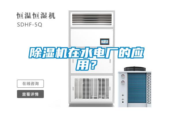 除濕機(jī)在水電廠(chǎng)的應(yīng)用?
