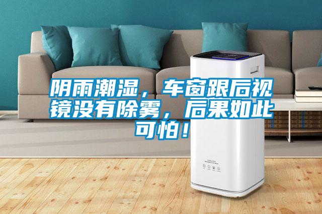 陰雨潮濕,車窗跟后視鏡沒(méi)有除霧,后果如此可怕!