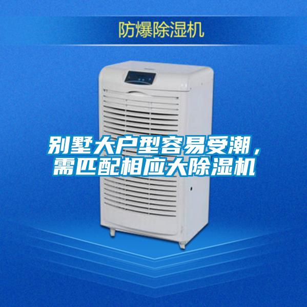 別墅大戶型容易受潮，需匹配相應大除濕機