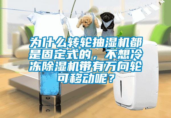 為什么轉輪抽濕機都是固定式的,不想冷凍除濕機帶有萬向輪可移動呢?