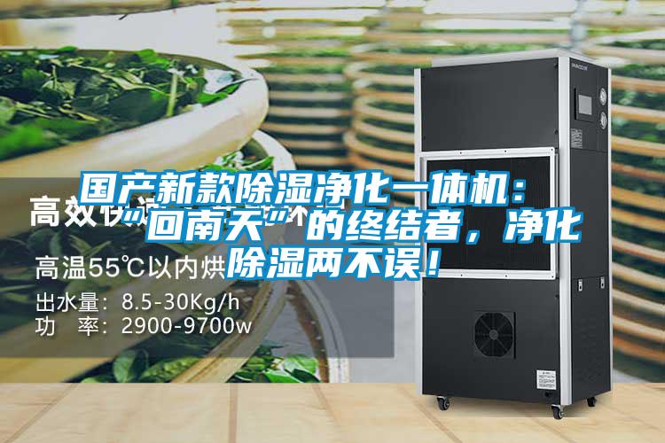 國產(chǎn)新款除濕凈化一體機(jī)：“回南天”的終結(jié)者，凈化除濕兩不誤！