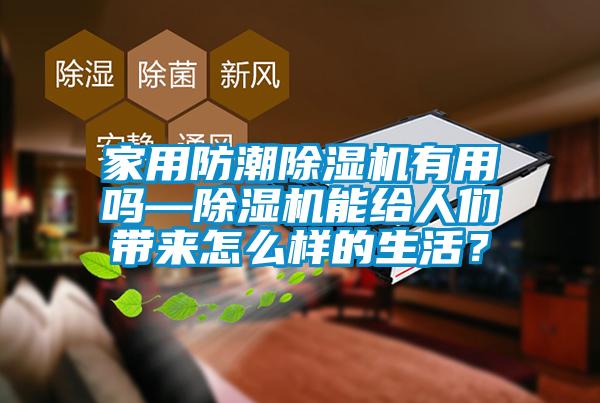 家用防潮除濕機有用嗎—除濕機能給人們帶來怎么樣的生活？
