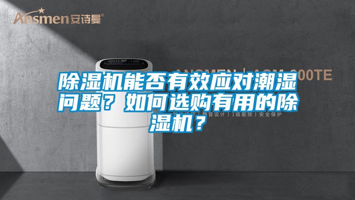 除濕機能否有效應對潮濕問題？如何選購有用的除濕機？