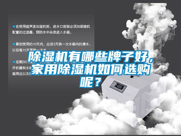 除濕機(jī)有哪些牌子好,家用除濕機(jī)如何選購(gòu)呢?